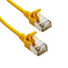Sigma Wire & Cable | Sigma7 Super Slim Premium Patch Cable | Cat7, Yellow 10ft - Conversions Technology