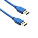 USB Cable | Audio Video Cables | USB 3.0, 28AWG, Gold Plated, Blue 6ft - Conversions Technology