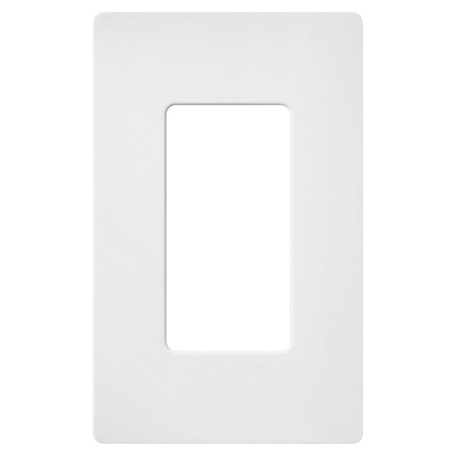 Screw less Face | Decorator Wall Plate | 1 Gang | White - Conversions Technology