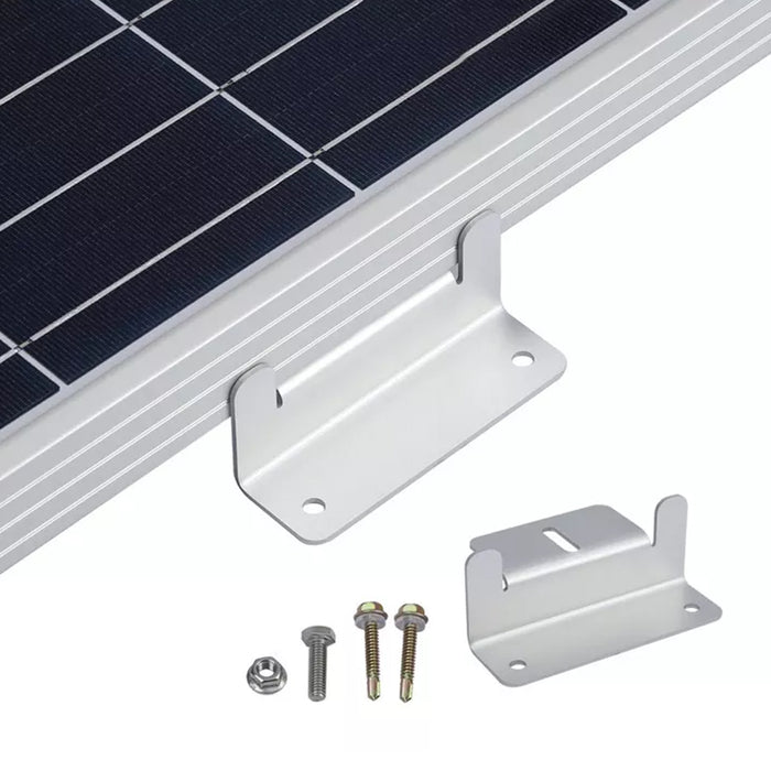 Solar Panel Mounting Z Brackets Lightweight Aluminum Corrosion-Free